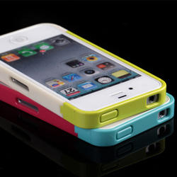 【果粉必备 特价包邮】韩国新款糖果色 边框 iphone4、4s手机壳 【果粉必备 特价包邮】韩国新款糖果色 边框 iphone4、4s手机壳